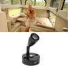 LED RV Reading Light Touch Dimmer 3 Lighting Color With USB Charging Port 12-24V 3W For Camping Trailers Yachts Nickel Plating