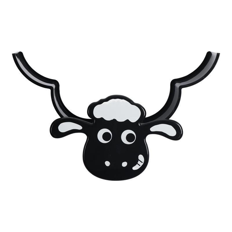 NEW Adorable Sheep Animal Wall Mount Roll Paper Holder Art Sculpture Sloth Toilet Bathroom Tissue Rack Storage Shelf Household Decoration
