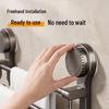 Wall-Mounted Suction Cup Towel Rack