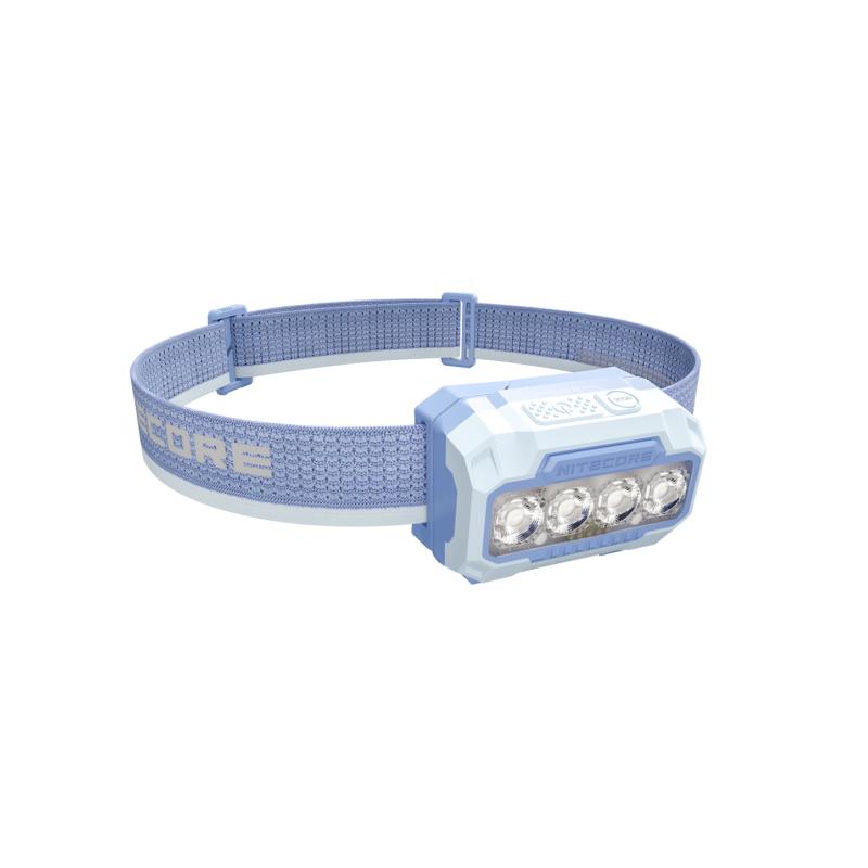 NITECORE HA23 UHE Lightweight AAA Headlamp 3 Color Temperatures 600 Lumens Headlight IP68 for Night Run Camping Fishing Trekking
