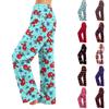 Women's Winter Flannel Straight-Leg Pajama Pants, Sleepwear and Pants for Cold