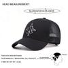 Fashion Simple New Breathable Mesh Hat R Star Embroidery Street Pop Hip Hop Hat Daily Leisure Sunshade Baseball Hat Unisex