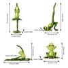 Yoga Frog Resin Crafts Home Decorations TV Cabinet Wine Cooler Ornament Graduation Birthday Gift Bedroom Living Room Decoration