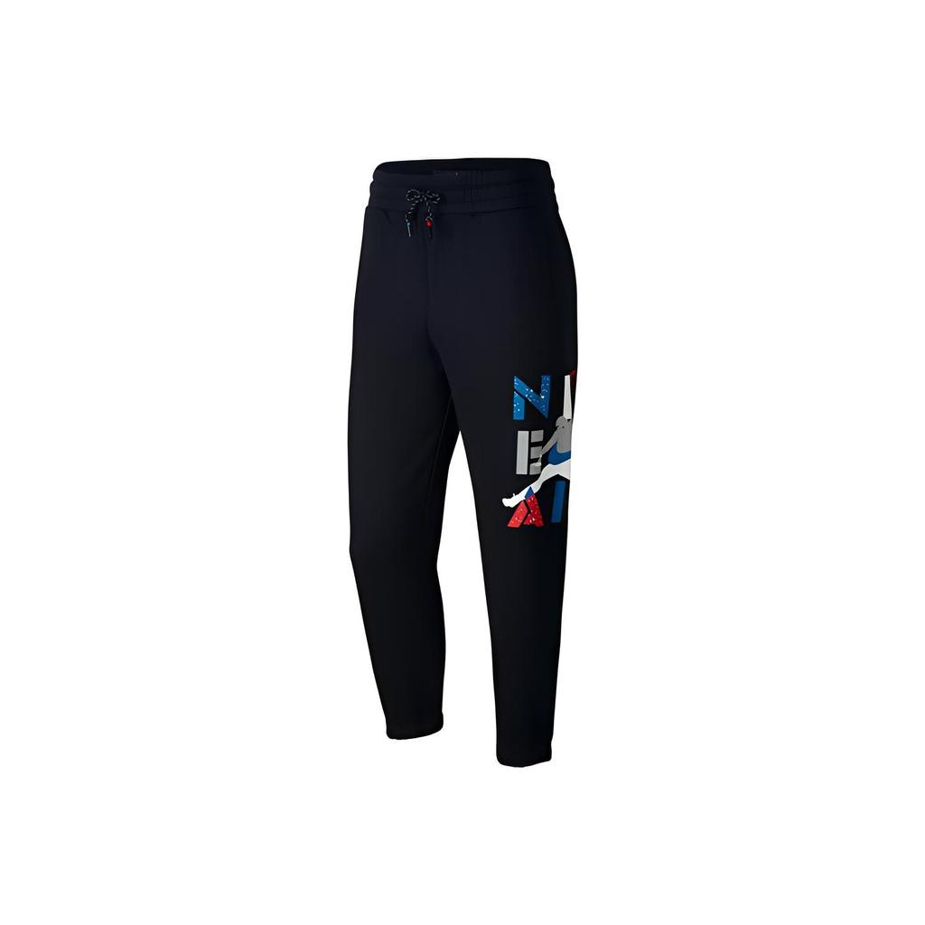 Jordan Legacy 4 Pants Letter Print Casual Sports Long Pants Men pants Black CQ8303-010