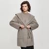 Tatu Autumn/Winter Wool Blend Hooded Short Coat