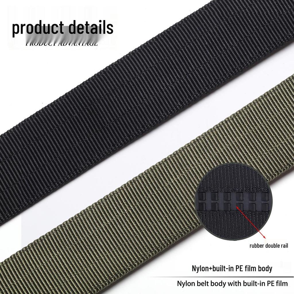 Metal Otomatik Tokalı Erkek Naylon Kanvas Taktik Kemer