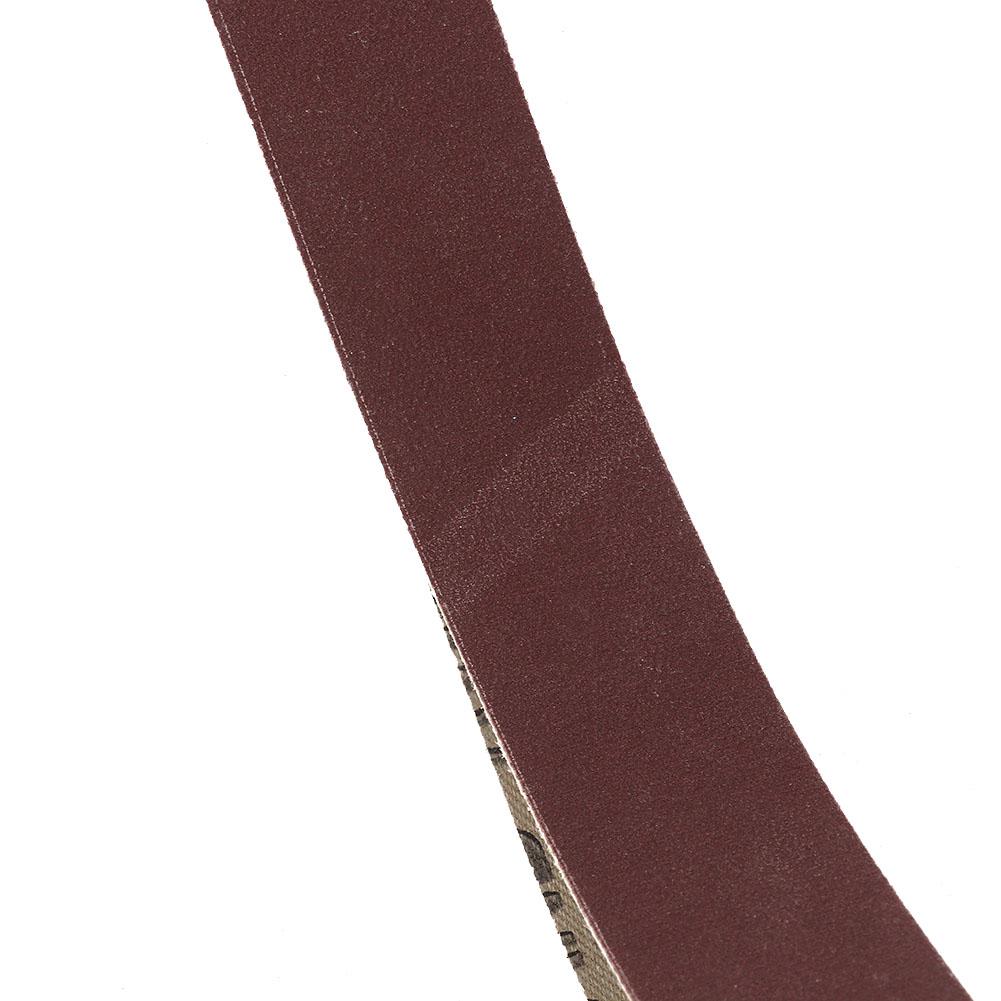 10pcs Alumina Abrasive Belt Sanding Band Grinding Polishing Sandpaper Straps 533*30 (800 Grit)