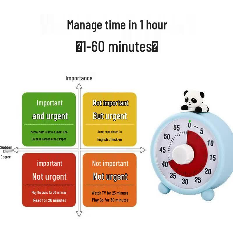Panda Magnetic Rechargeable Timer