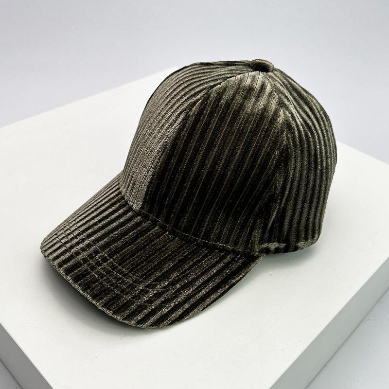 Nouveaux Casquettes de Baseball à Rayures Verticales Automne Hiver Chauds Hommes Femmes Polyvalentes Protection Solaire Mode Extérieur Snapback Casquettes Décontractées 52-60cm