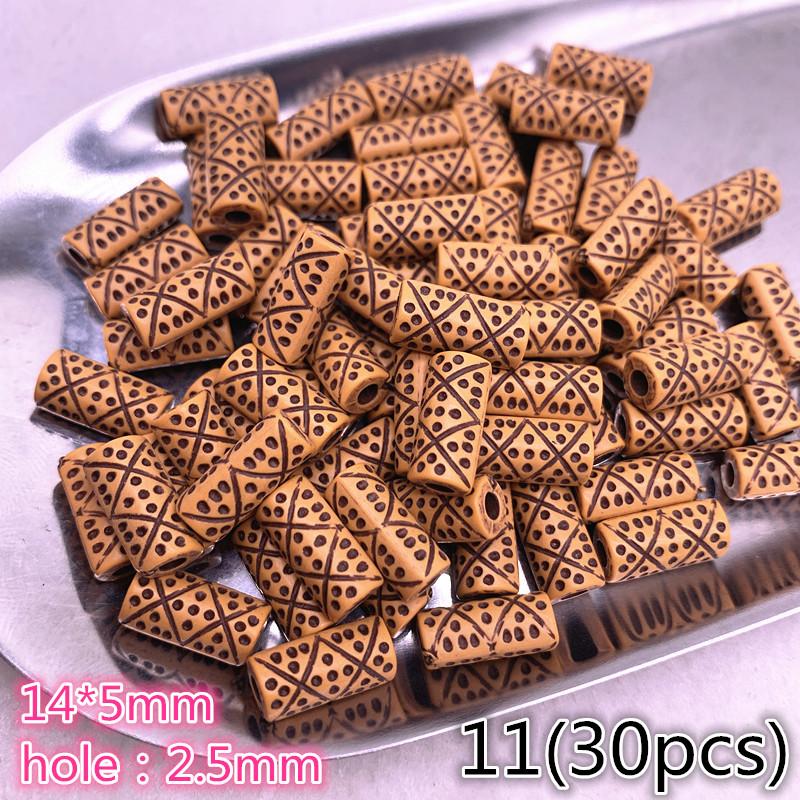 

10-100pcs Imitation Retro Acrylic Beads for Jewelry Making DIY Children Handmade Bracelets Necklace