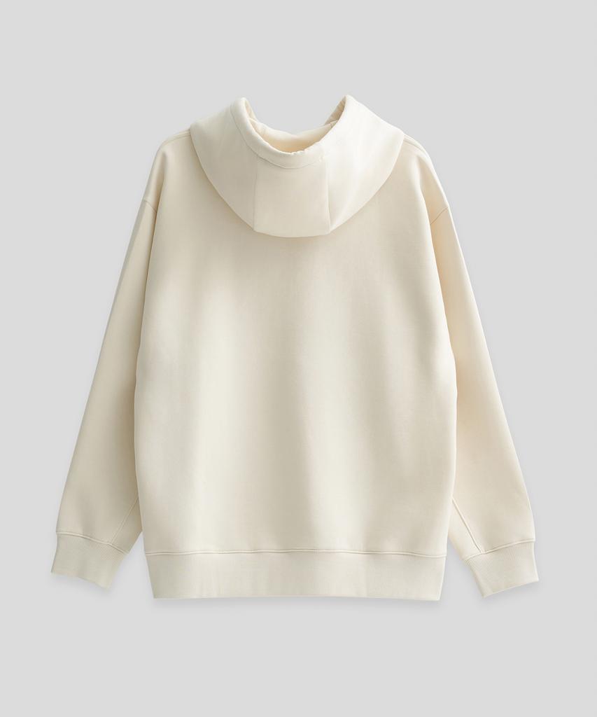 Cushion Fabric Hoodie (Ivory)