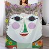 1973 Bjrn Wiinblad Exhibition Throw Blanket Breathable Lightweight Blanket for Adults Kids