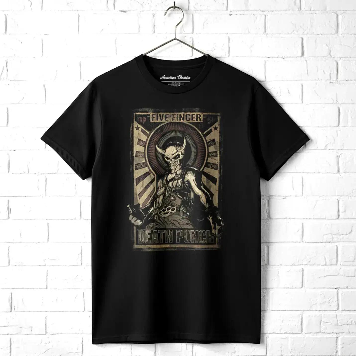 Five Finger Death Punch Horned Knucklehead Men s T-Shirt XS