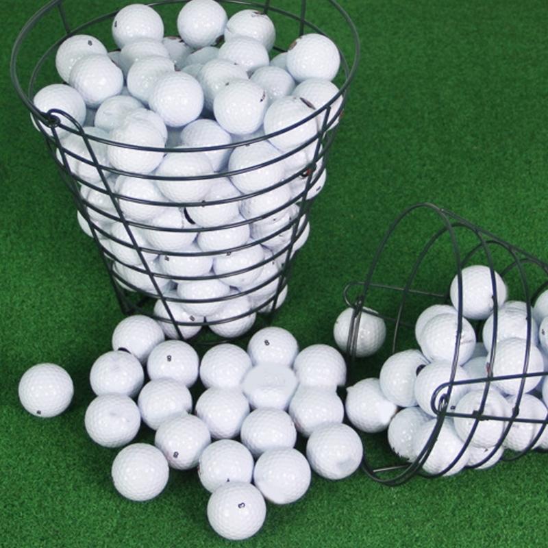 Steel Wire Golf Ball Pickers Basket Steel Wire Golf Ball Holder Container For Effortless Ball Retrieval On The Course