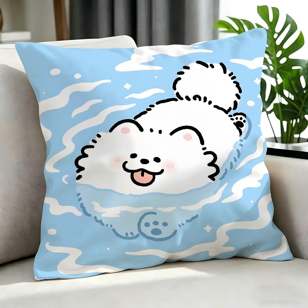 Cartoon MMint Puppyed Cushion Cover Cushion Cover Set Pcs x x x Pillowcase Decorative Sofa Home Decor