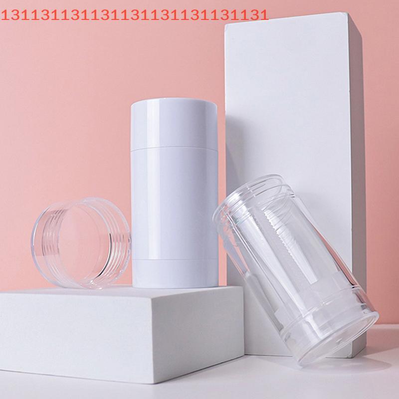 30g Empty Deodorant Containers Refillable Plastic Twist-Up Bottle For DIY Natural Crystal Deodorant Stick Cosmetics Tube