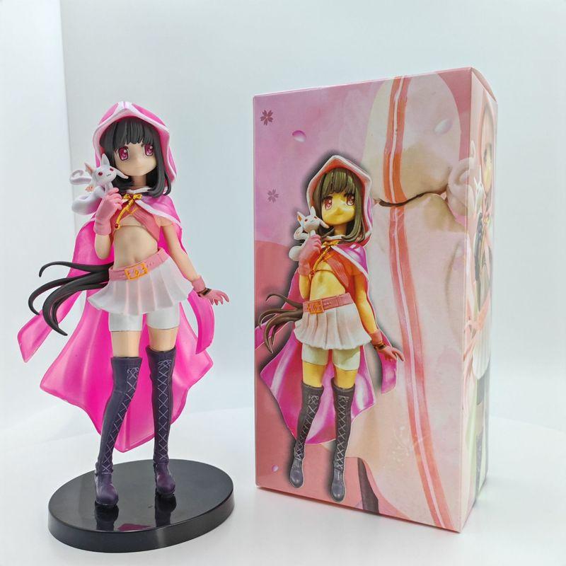 22cm Magic Girl Model Doll Collection Desktop Ornament Standing Anime Toy Gift