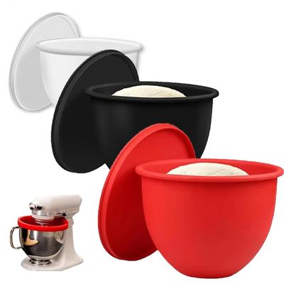 Silicone Mixer Bowl Liner with Lid Included Liner for Tilt-Head 5 Quart Stand Mixer Replacement Mixer Bowl Stand Mixer Liner