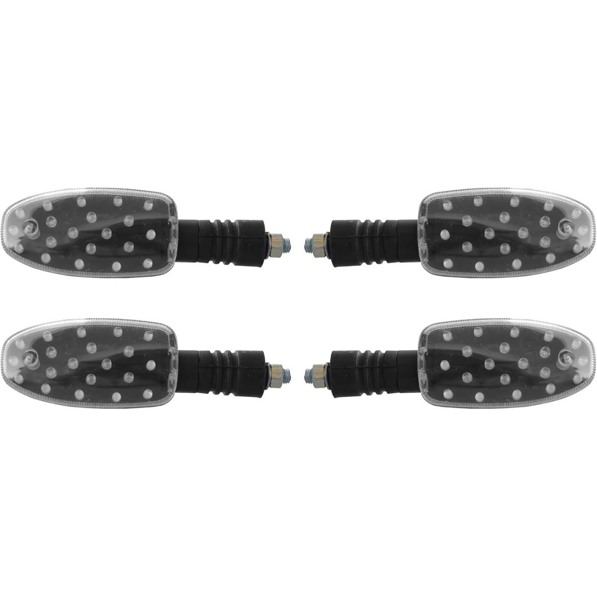 APSMOTIV LED Side Indicator Lights Set of 4 Pieces Suitable for Multiple Bikes