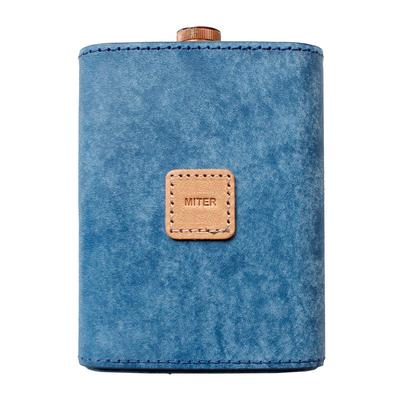 MITER Case für iFi Audio Handgefertigte Leder Schutzhülle Abdeckung HIP-DAC 3/Hip-dac2, (blau)