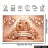 Sfondo 2D Buon 60° Compleanno Floreale Regalo Photo Booth