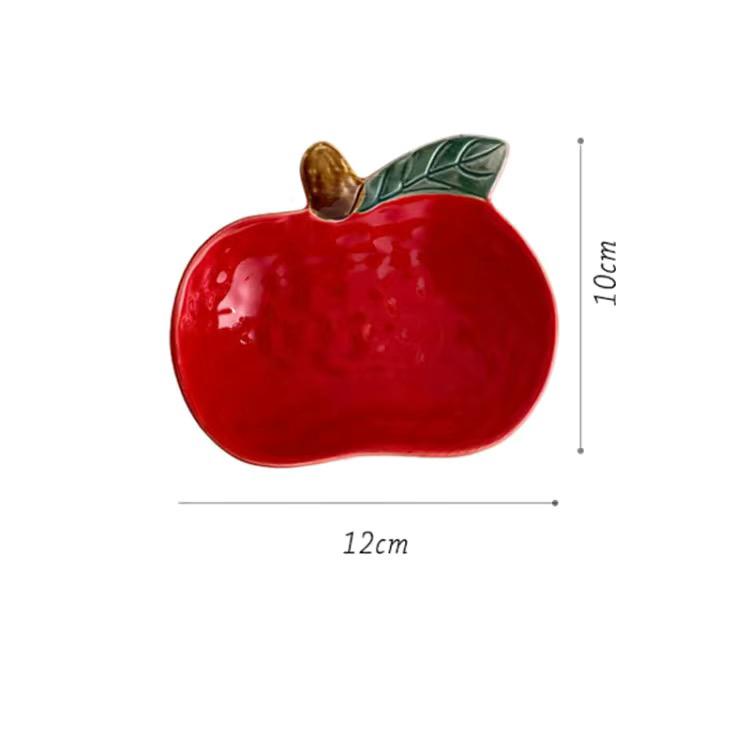 Creative Lovely Fruit Modeling Small Plate Sauce Plate Ceramic Tableware Small Plate Kitchen Practical Seasoning Tool