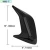 2pcs Black Car Decorative Side Vent Air Flow Fender Intake  Sticker Decor