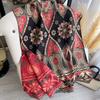 Women Two Sided Flower Print New Scarf Imitation Cashmere Soft Warm Pashmina Shawl Autumn Winter Coldproof Windproof Blanket