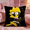 The SSimpsonss Funny Anime Cushion Cover Premium Comfort Reversible Pillow Cove Two In One Design For Any Room  Car Interior
