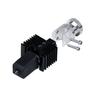 3D Printer Part Extruder Hotend Mount Adapter Aluminum Converter for 3D Printer Easy Installation Accessories