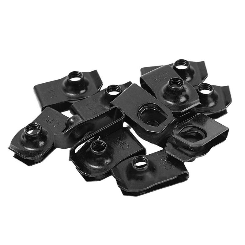 Car Body Bolts U-Nut Clips Gaskets M6 Engine Cover Undertray Splash Shield Guard Bumper Fender Liner Retainer Rivet Screws