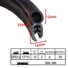 Customizable EPDM U-Shaped Rubber Sealing Strip for Electrical Cabinets and Car Doors