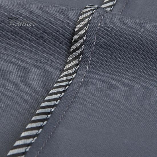 Men Cargo Pants Elastic Waist Multi-Pocket Storage Work Pants Patchwork Color Wear-resistant Cargo Trousers