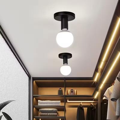 E27 Minimalistische Deckenleuchte Retro-Stil Treppenhaus/Ankleidezimmer/Schlafzimmerbeleuchtung Balkon/Eingang/Flurbeleuchtung Leuchtmittel nicht enthalten