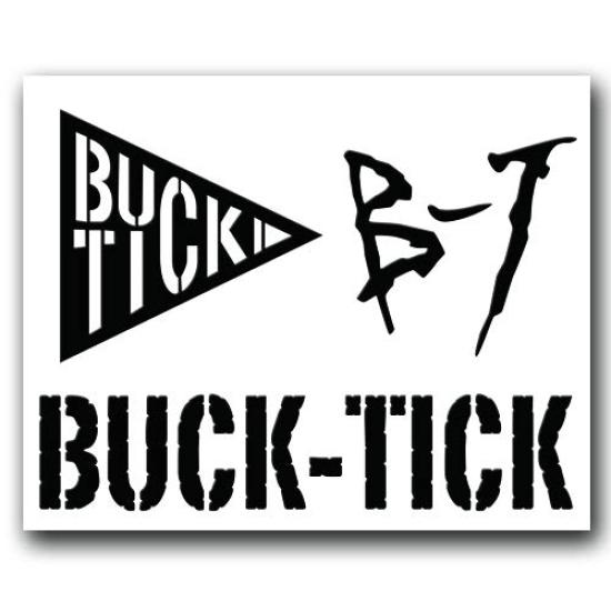 

Наклейка Черная 034B BUCK-TICK (Маленький) чёрный