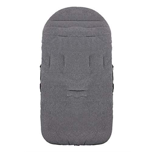 Kinderwagen-Fußsack, warm und winddicht, perfekt für Herbst und Winter, Schlafsack im Umschlag-Stil für Neugeborene und Babys, mit Sternenmuster.