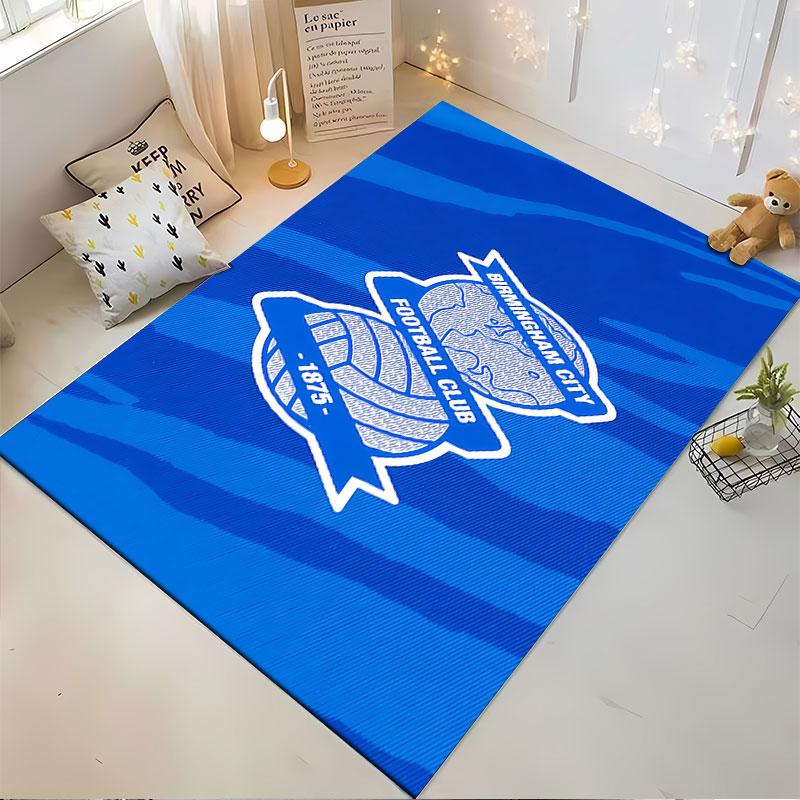 Birmingham City FC Logo Carpet suitable as a non-slip mat for the living room or bedroom sofa