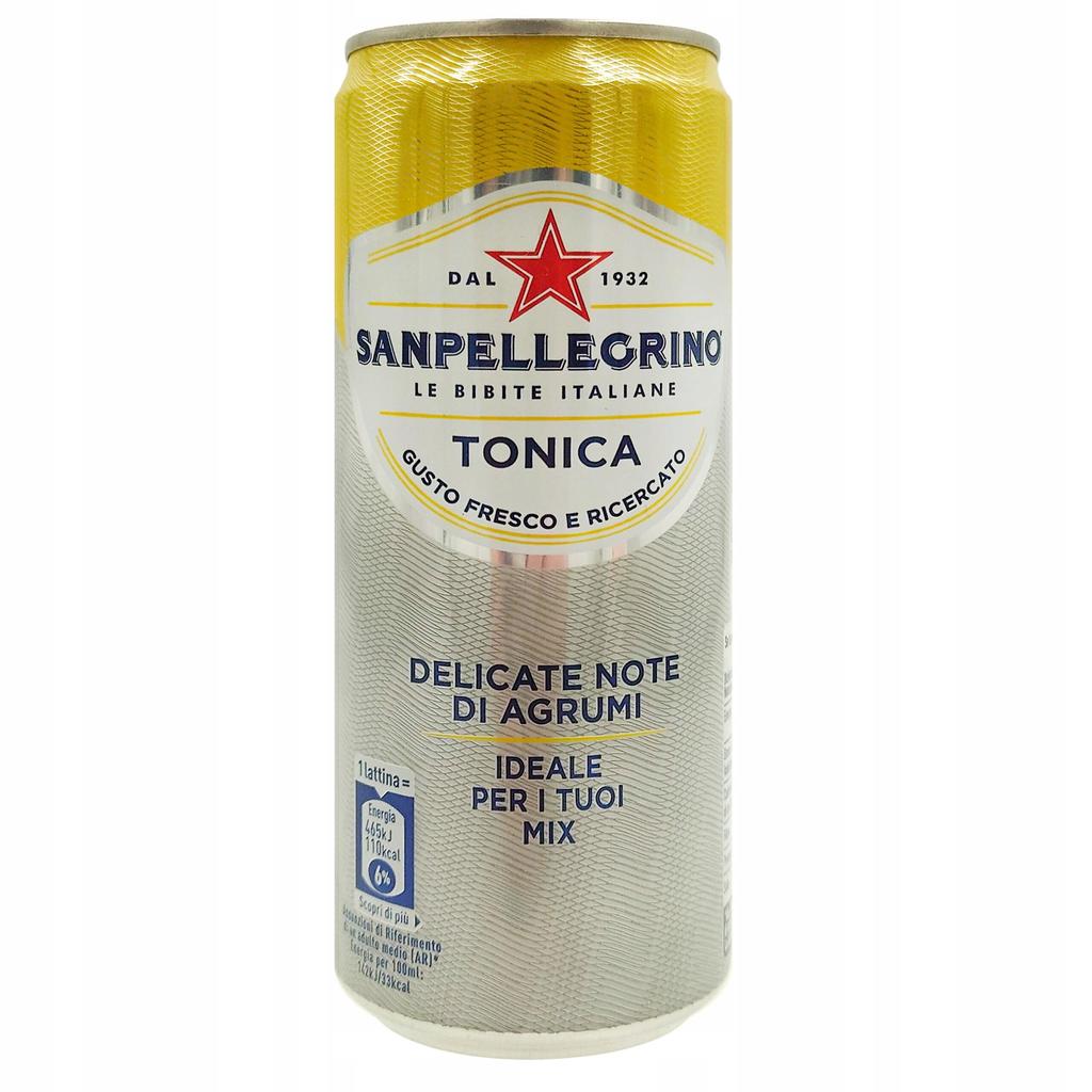 Sýtený nápoj tonica agrumi plechovka 330ml - san pellegrino