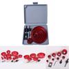 Premium 16pcs Hole Saw Set For Precise Cutting Of Wood Plastic And Non Ferrous Metals With Carry Case