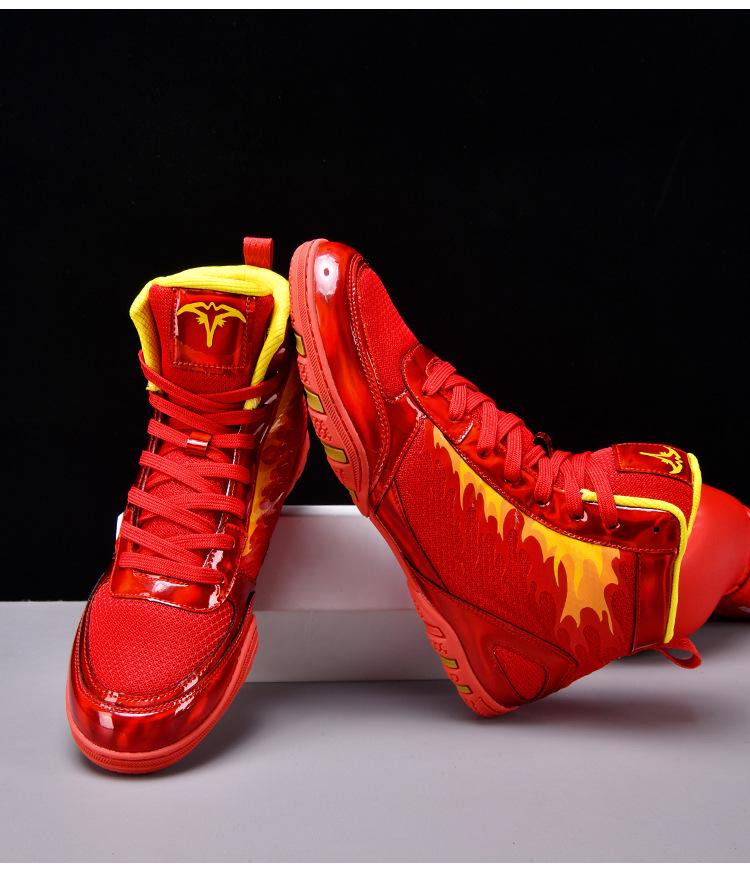 Men's Non-Slip Wear-Resistant Martial Arts Shoes for Boxing, Taekwondo, Muay Thai, and Sanda