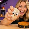 Adults Fidget Toys 1/6Pcs Halloween Dumpling Stress Relief Toy, Devil Pumpkin Eyeball Skeleton Squeeze Sensory Anxiety Reduction Dough Bun Toy
