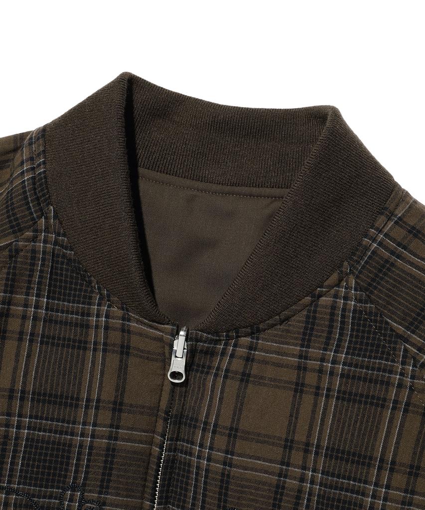 Niceghostclub Dressy Checkered Souvenir Jacket_Brown(Ng2Efub931A)