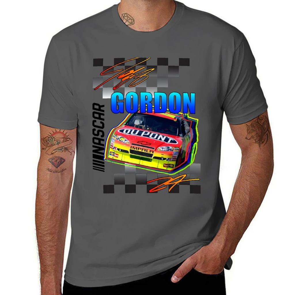 Jeff Gordon TShirt Basic Short Sleeve Cotton Blend TShirt