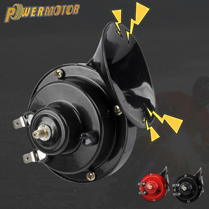 Universal Motorcycle 12V High Pitched 60dB Snail Trumpet Waterproof Electric Horn Speaker Truck Bicycle ATV Scooters Accessories