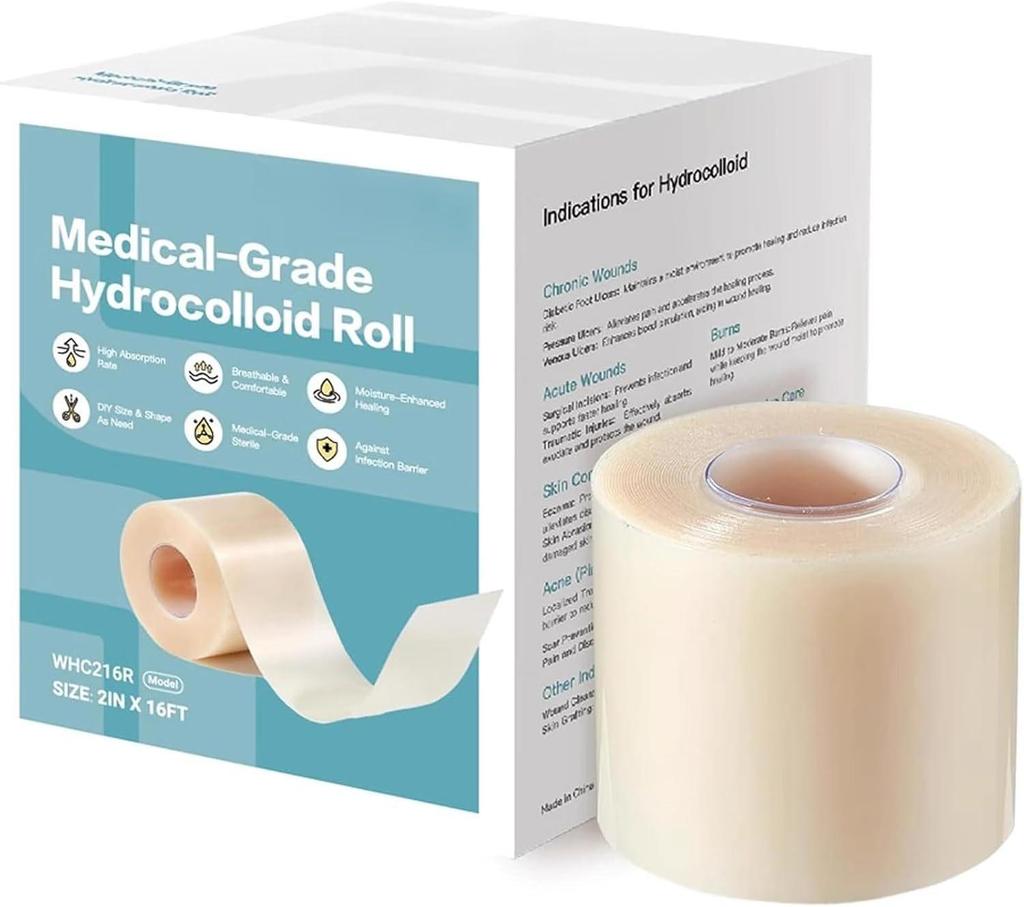 Waterproof Hydrocolloid Bandage Roll for DIY Wound Care