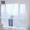 Wedding Party Decor Pure Color Valances Door Window Curtain Drape Panel Sheer