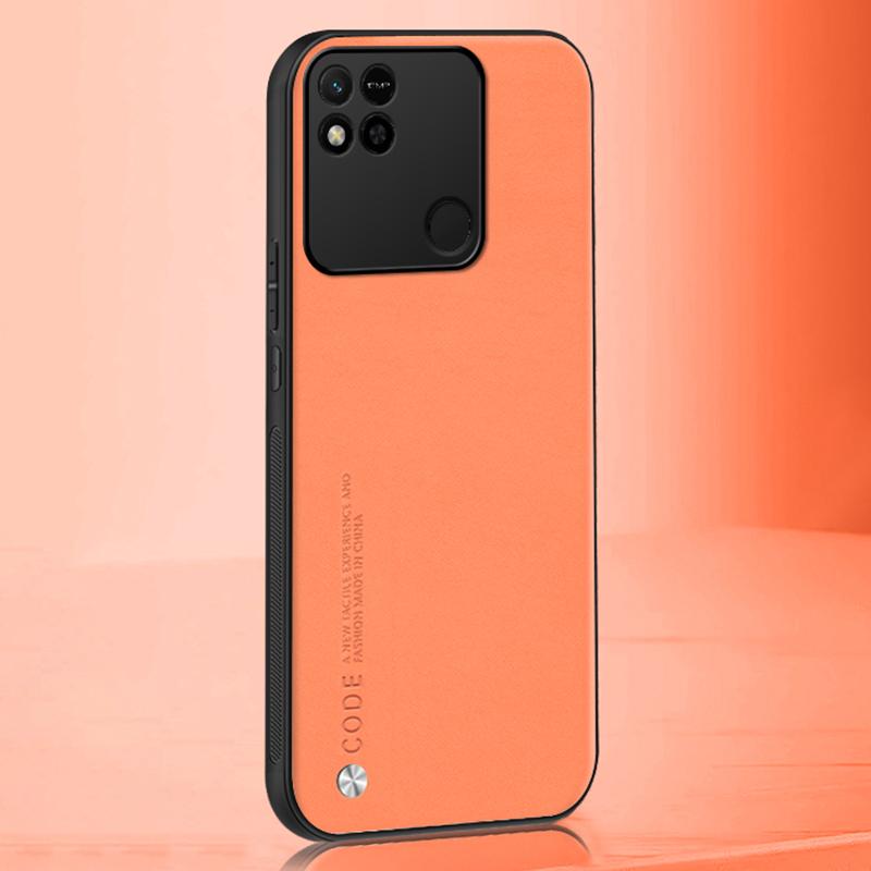 Lüks Deri telefon kılıfı Xiaomi Redmi Için 10 10A 10C Mat Kapak Silikon Koruma Kılıfı Redmi 9 9A 9C NFC 9T Coque