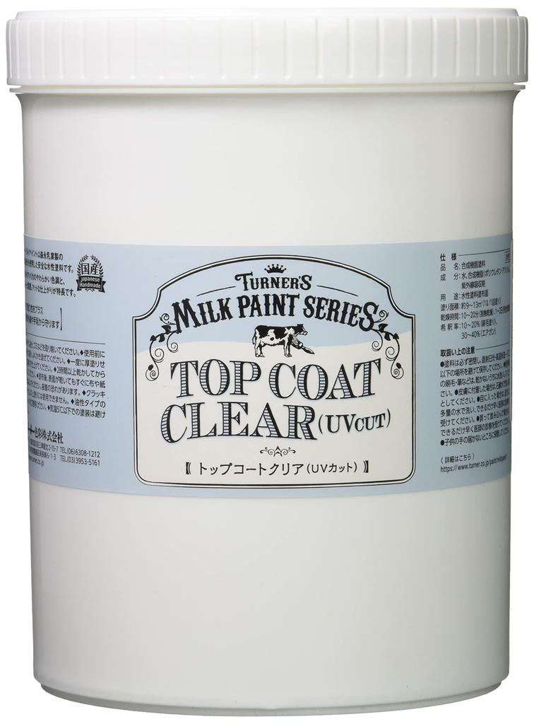 Turner Color Medium Milk Paint Top Coat Clear MK120105 Clear (UV Cut) 1.2L