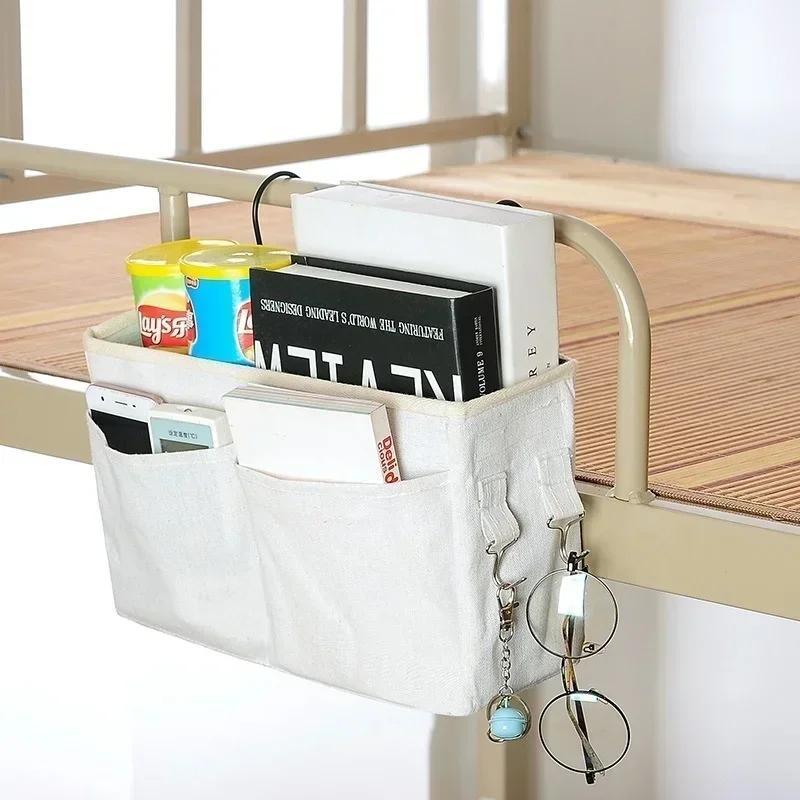 Bed Sofa Hanging Bedside Storages Bag Magazines Remote Control Sundries Dormitory Phone Book Magazine Storage Organizer Basket