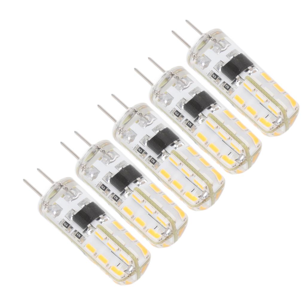 10pcs G4 LED Bulb Double Feet Base 1.5W AC110V 110LM Silicone Light Bulb for Landscape Lighting